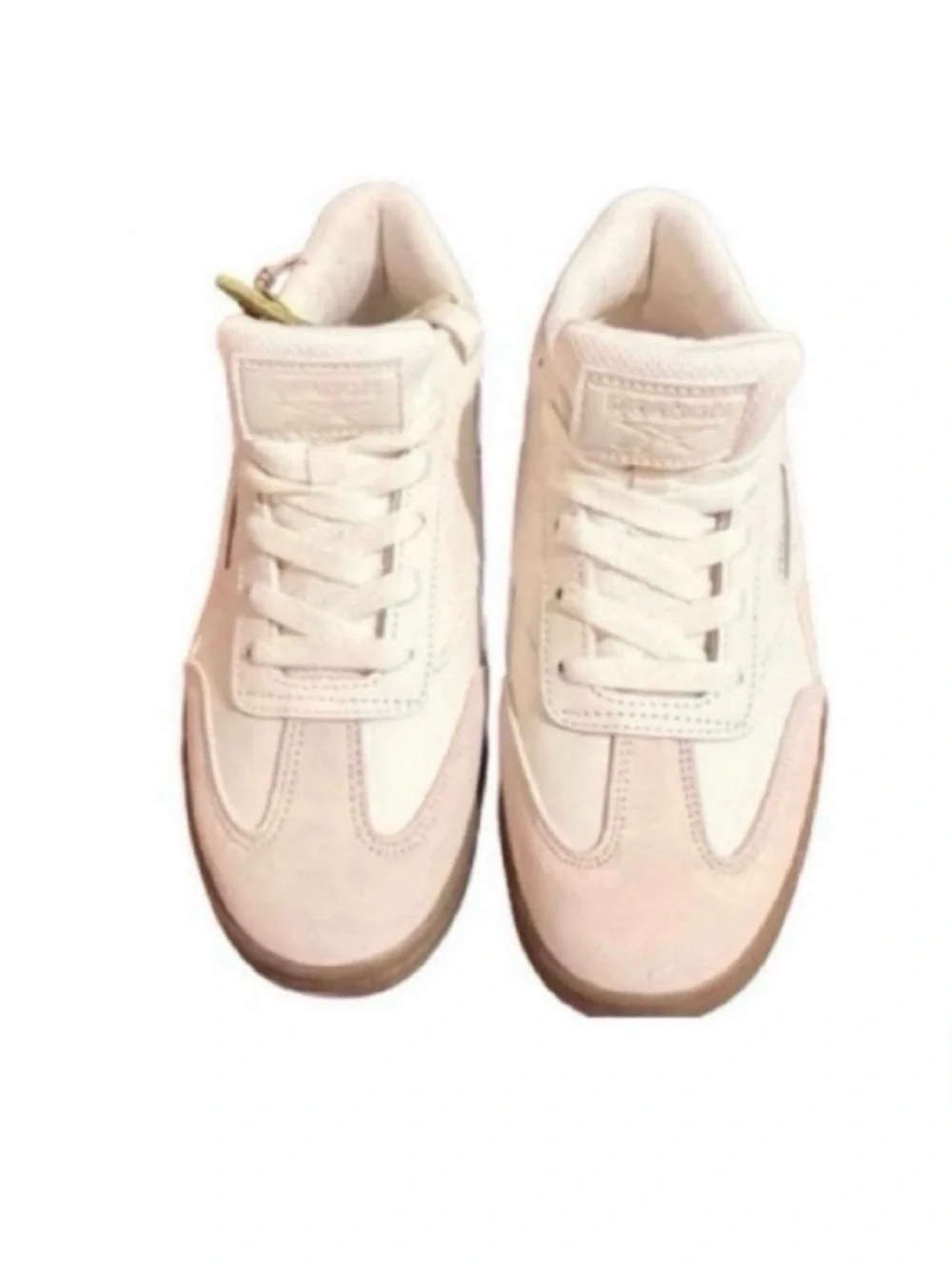 🆕- Reebok Forte Lounger Double Up Sneaker in Blush/ Off White. Size: 8.5